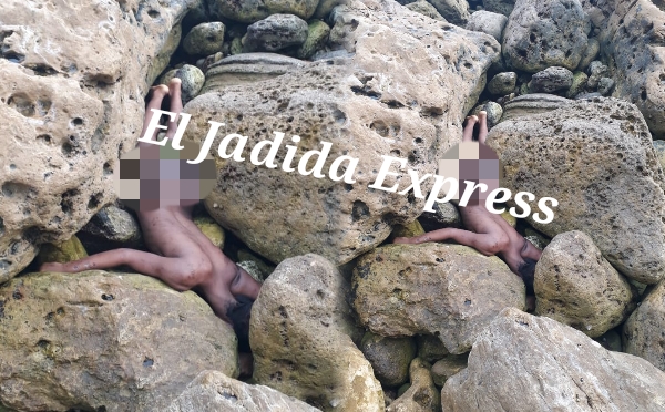 بالصور العثور على جثة رجل عاري مرمية وسط صخور الجرف الأصفر بالجديدة الجديدة اكسبريس